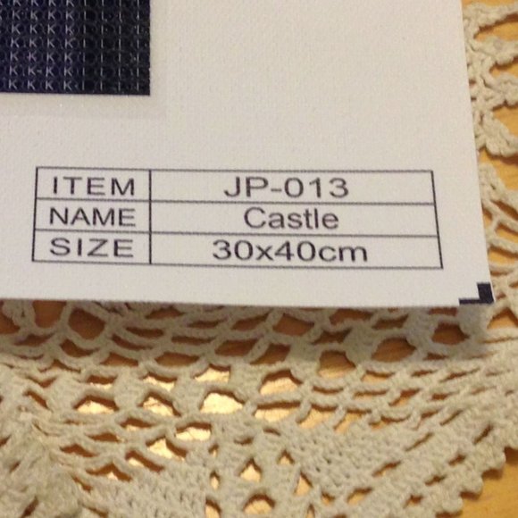 Diamond Painting Kit of Castle, new item - Picture 10 of 10